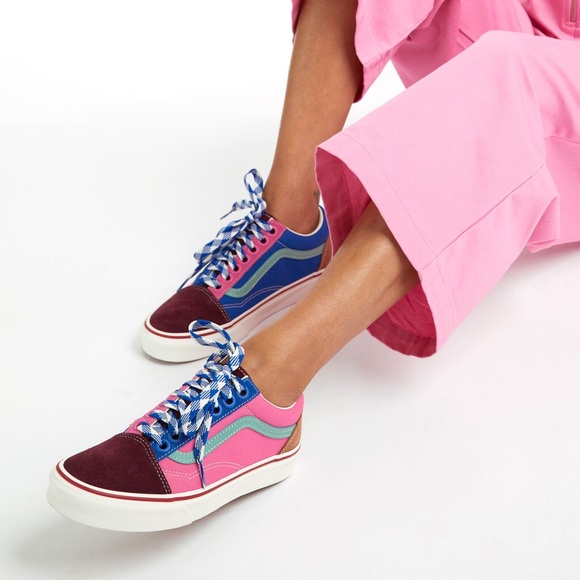 vans anaheim old skool frayed laces